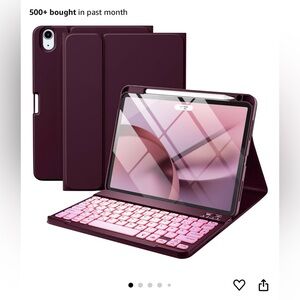 Case with Keyboard Compatible for iPad Air 11 inch M2 & Air 5th 4th Generation